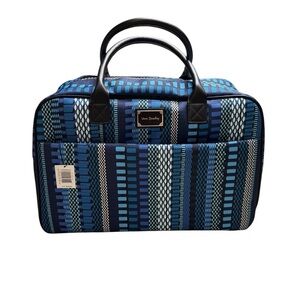 Vera Bradley Women's Jet Set Go Weekender Travel Bag, Cha-Cha Blue, One Size
